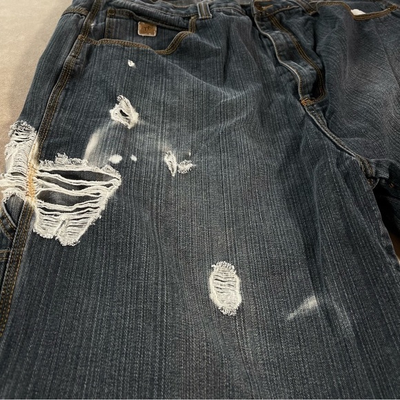 Tuff Distressed Jean Men’s Short 40 X 13 - Picture 7 of 11